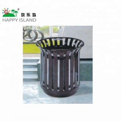 iron large outdoor new design luxury trash can